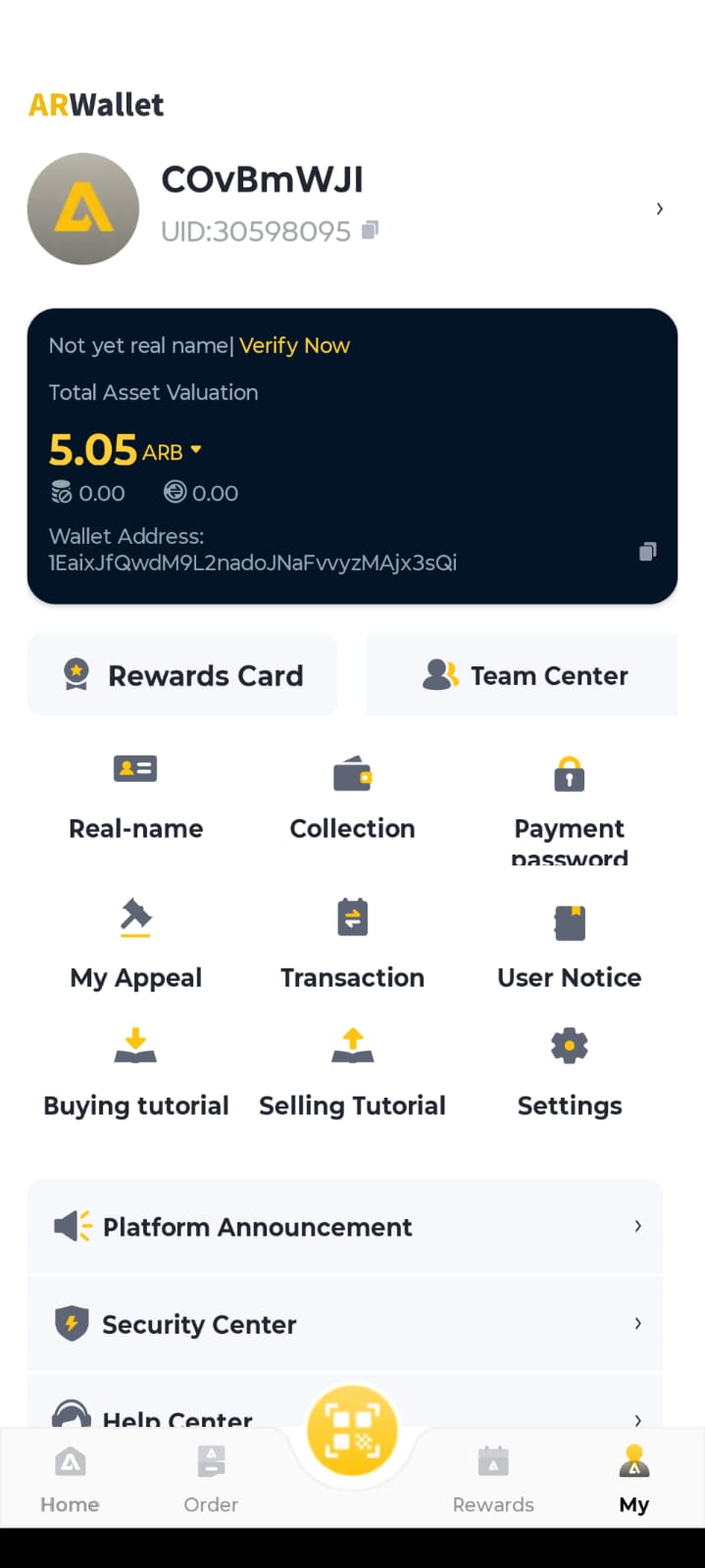Arbwallet App Screenshot 1